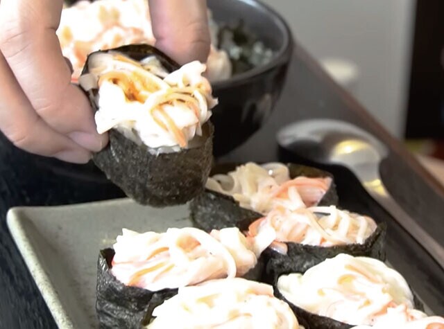 リュウジ氏が教えてくれたマヨレシピ「スシロー風カニサラダ軍艦」