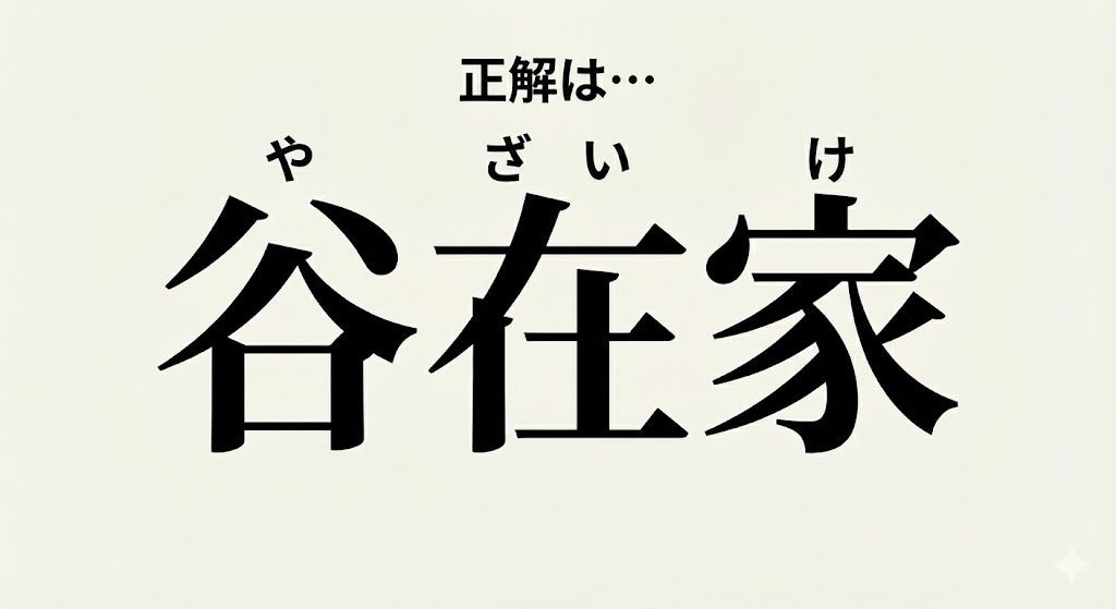 【難読地名】東京23区の難読地名!『たにざいけ』じゃありませんの正解画像