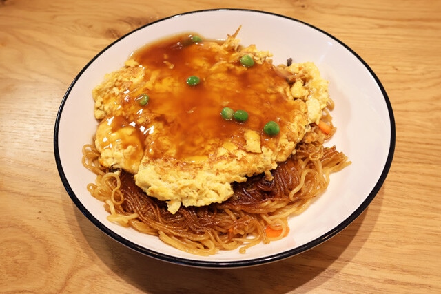 かに玉焼きそば