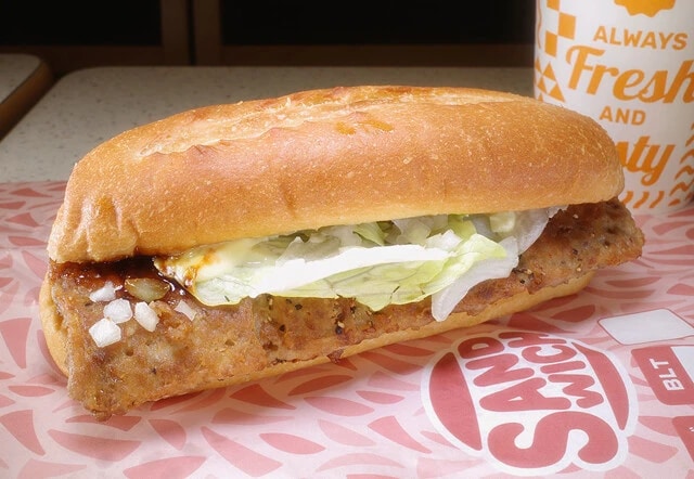 リブサンドポーク 1984年登場の人気商品。今のところゼッテリアに引き継がれていない