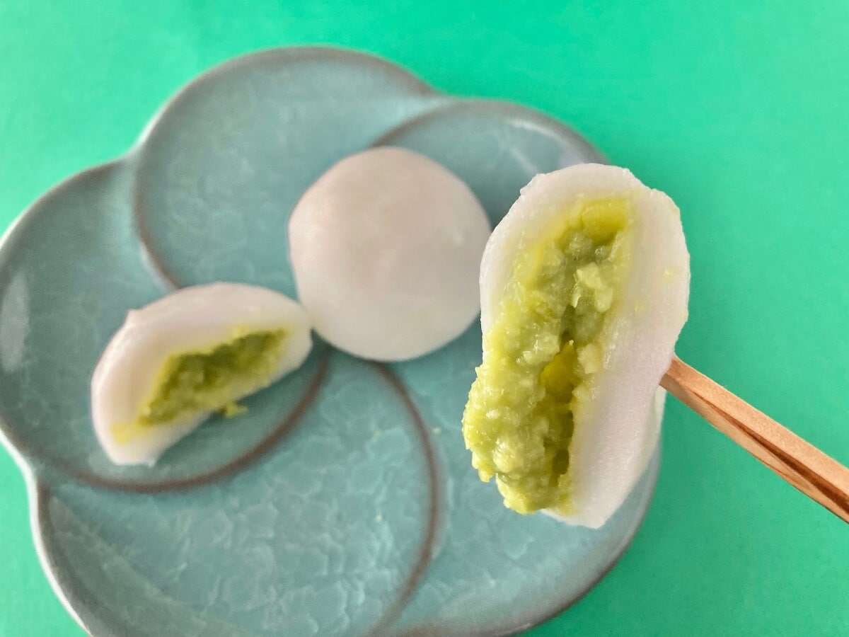 売り切れで買えない？【セブン】ずんだ餡が入ったひとくちサイズのお団子