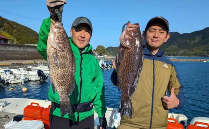 タイラバで本命マダイにハマチにホウボウなど多彩にヒット！【沖のルアー釣果速報・三重】