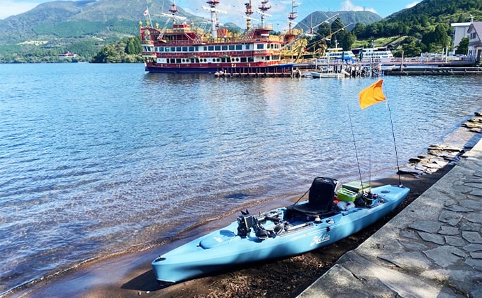 「ワカサギ釣りと足漕ぎカヤックの相性は想像以上!」大群捉えて入れ食い堪能【芦ノ湖】