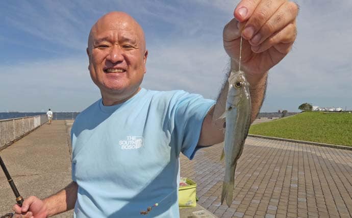 「内房でのんびり釣り日和」富津みなと公園のちょい投げ釣りでハゼ&セイゴ好調【千葉】