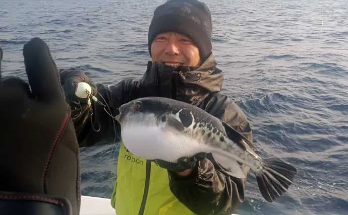 【沖釣り釣果速報】トラフグに座布団ヒラメ乱舞！泳がせ＆カットウで高級魚続々（三重）
