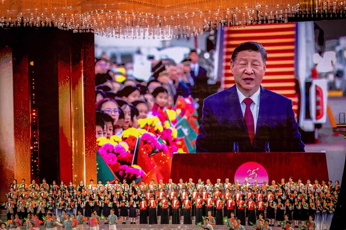 バブル崩壊が深刻化する中国（写真：AFP／アフロ）