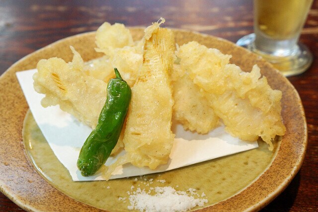 「竹の子天ぷら」（500円）