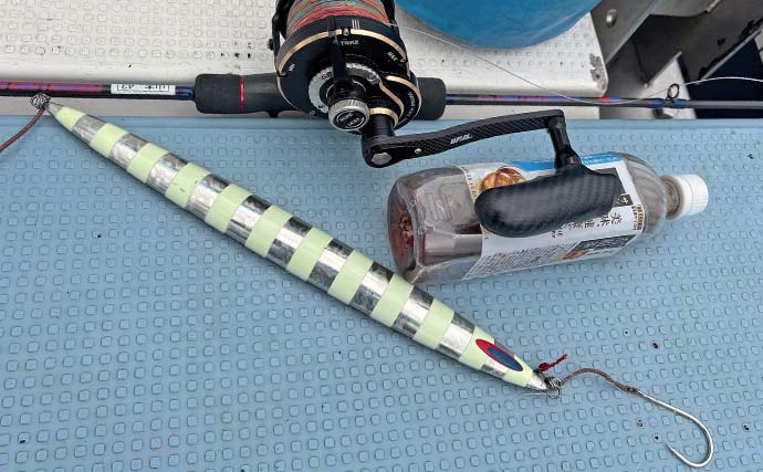 深海600mのディープジギングでアコウダイ手中【静岡・新島沖】本命アブラボウズは目前で痛恨バラシ