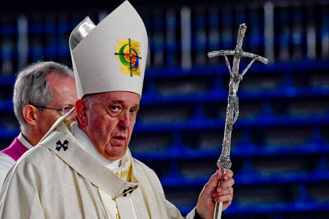 カトリック教会の最高責任者・フランシスコ教皇（写真：EPA=時事）