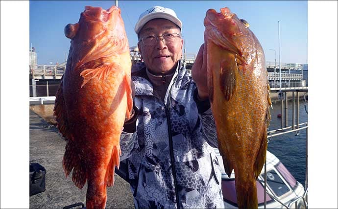 【沖のルアー釣果速報】玄界灘のタイラバで3kg大ダイ浮上！アコウ＆アマダイ交じりの好展開（福岡）