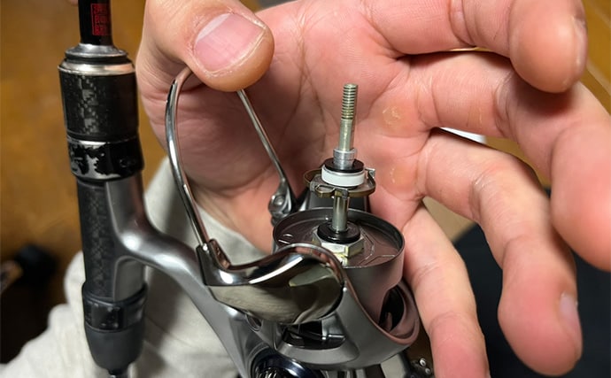 「リールに巻いた糸の偏り気にならない？」 ワッシャーによる簡単な調整方法を解説