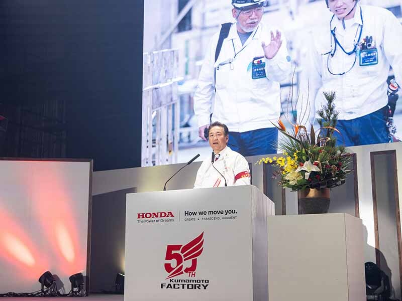 【ホンダ】熊本製作所の操業50周年記念式典を開催／二輪車37機種を手がけるグローバルマザー工場 記事3