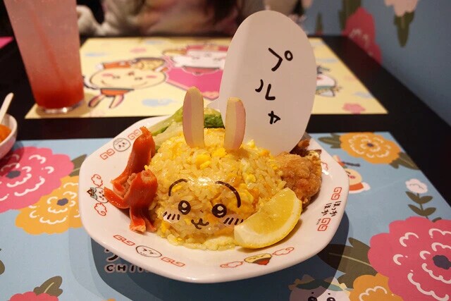 「うさぎのあんかけ炒飯」