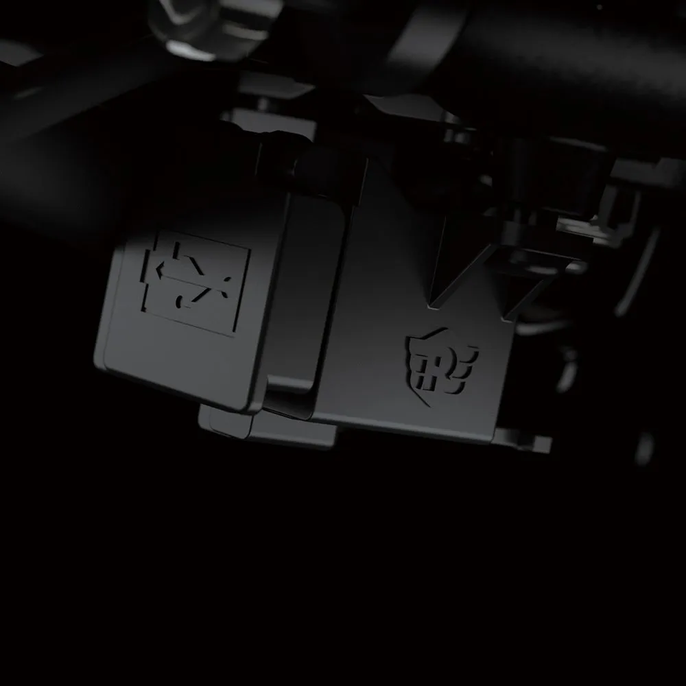 メテオ350に採用されているアルミ製スイッチボックスの一部。