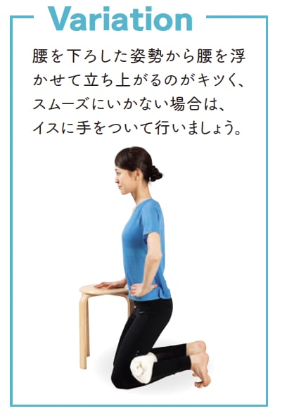 膝タオル ストレッチ体操のバリエーション【背骨コンディショニング】