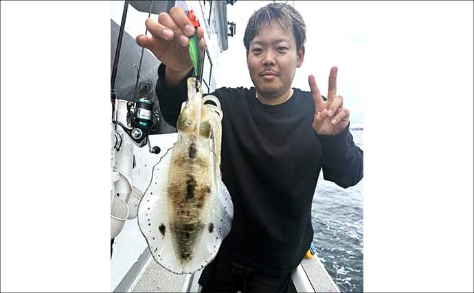 【沖釣りルアー釣果速報】ティップランで釣る人16匹!志摩沖のアオリイカが高活性(三重)
