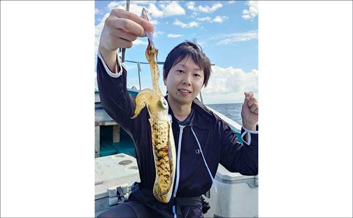【沖釣りルアー釣果速報】ティップランで釣る人16匹!志摩沖のアオリイカが高活性(三重)
