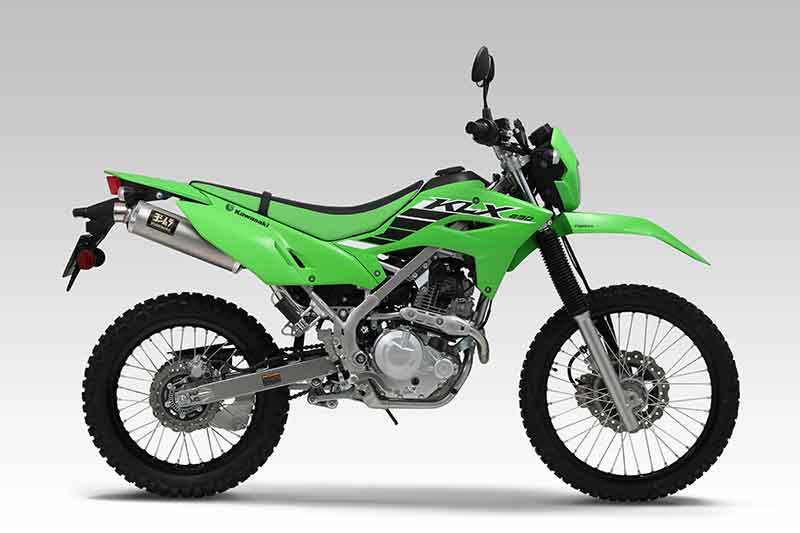 ヨシムラから KLX230 シリーズ用「機械曲 GP-MAGNUM105サイクロン EXPORT SPEC 政府認証」が発売! 記事1