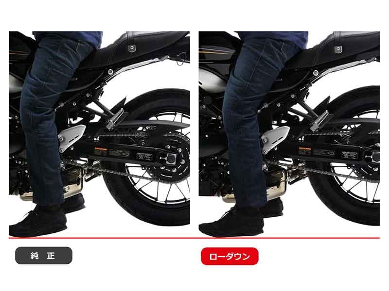 Z900RS の足つきを20mm改善! EFFEX ローダウンキットが2026年モデルの適合追加(動画あり) メイン