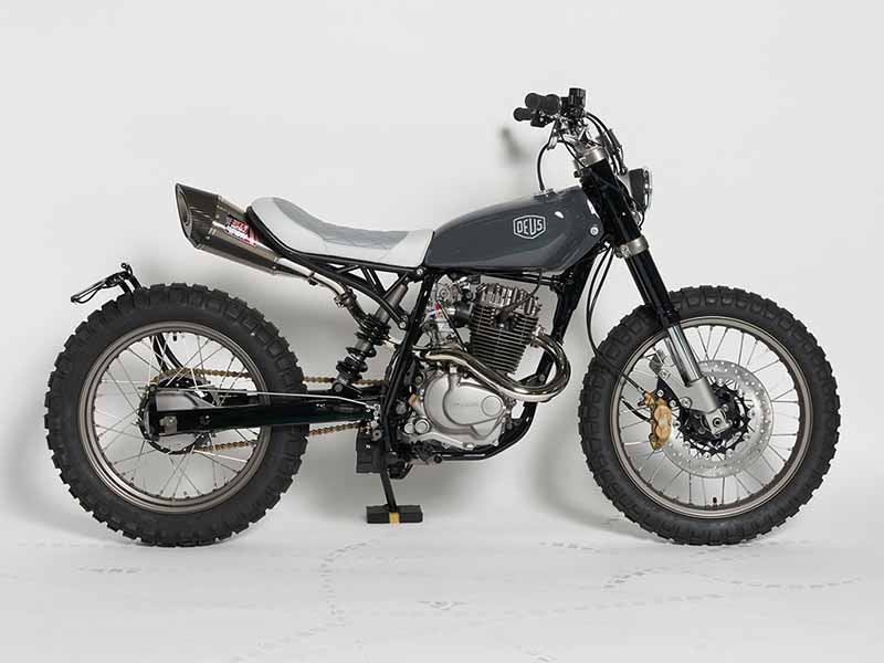 デウスがホンダ FTR223 をベースにした最新カスタムバイク「SKOLL」を公開! デウス原宿店で展示販売中 メイン