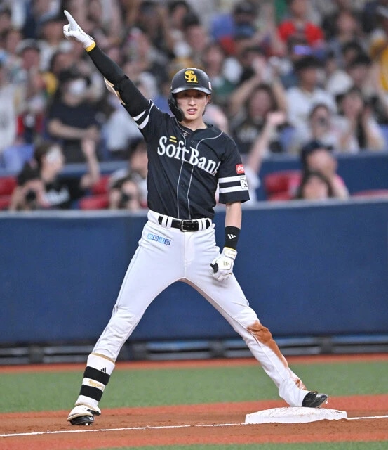 前回大会でも好走塁で魅せた周東。「代走や守備固めでの起用のほうがよりインパクトを残しそう」(お股ニキ氏)