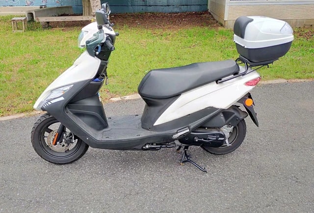 沖縄ヤミ金構成員愛用の125ccスクーター