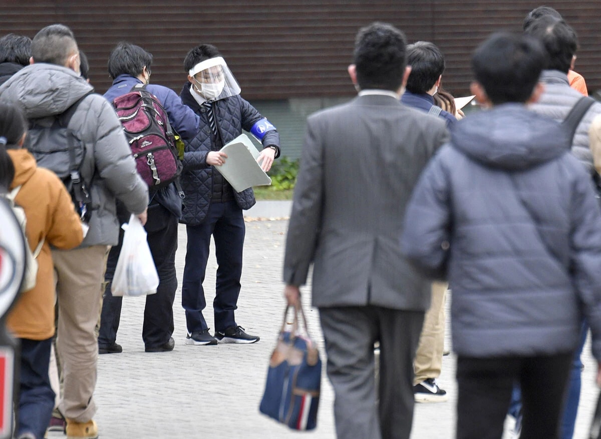 「氷河期世代」を対象とした国家公務員中途採用試験の会場