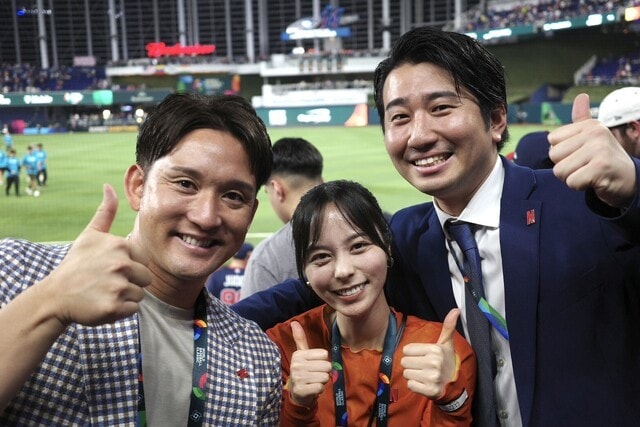 感謝してもしきれない、杉谷さんと太郎さん。昨年のワールドシリーズから、素敵な瞬間をたくさんご一緒しています。