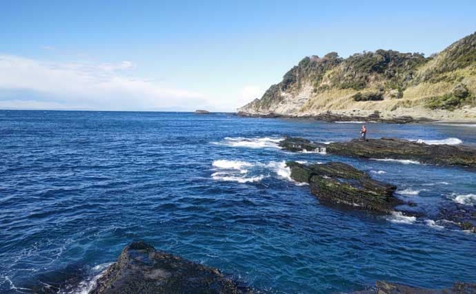 ウキフカセ釣りで本命クロダイ最大48cm頭に11尾手中【富浦・南ケイセン】磯際攻略が的中