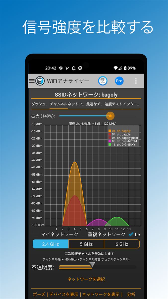 WiFi アナライザー - 遅い WiFi を修正