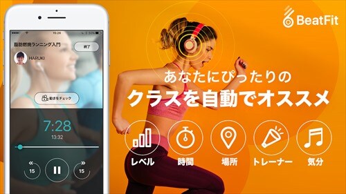 音で楽しむフィットネス BeatFit