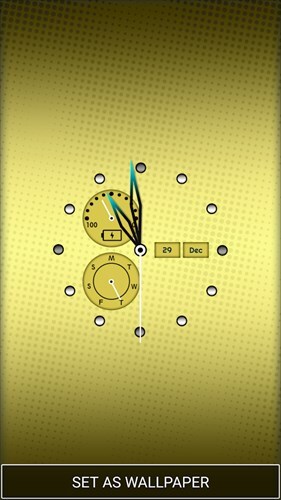 時計アプリ ホーム画面