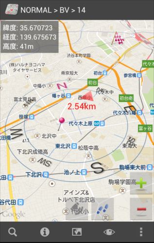 GeoCompass GPS 地図 コンパス