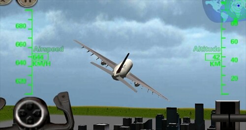 3Dの飛行機の飛行シミュレータ - Flight Sim