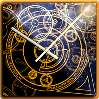 Hypno Clock Live Wallpaper