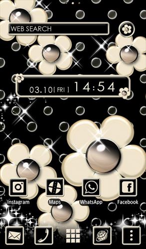 花壁紙 Crystal daisy