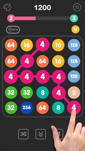 2048 数字のパズル ゲーム