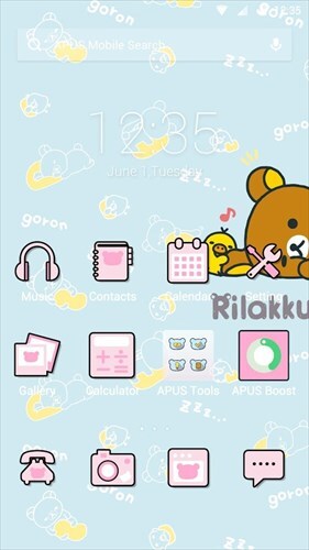 リラックマ for APUSテーマ