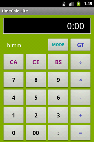 時間電卓 timeCalc Lite