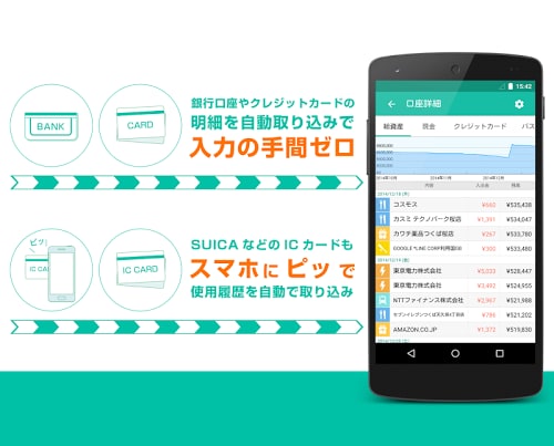 家計簿Dr.Wallet レシート読み取り精度No.1!
