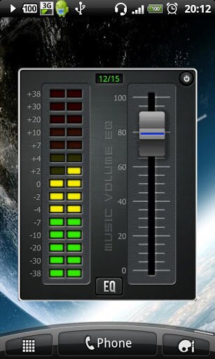 ミュージック音量、EQ