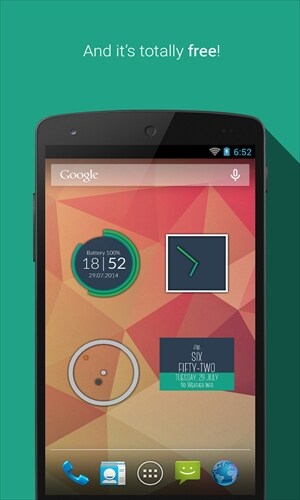 Minimalist Clock Widget