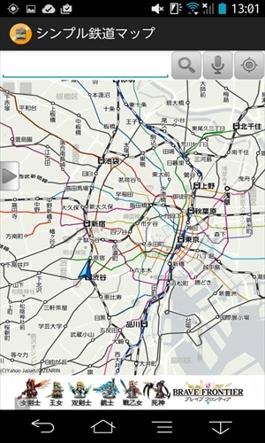 シンプル鉄道マップ　全国版