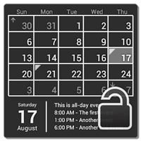 Calendar Widget (key)
