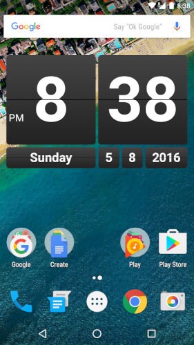 Retro Clock Widget