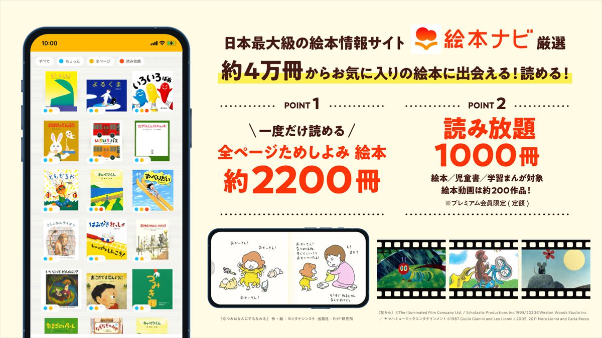 絵本ナビ：絵本が読める＆読み放題も 絵本4万冊を掲載！