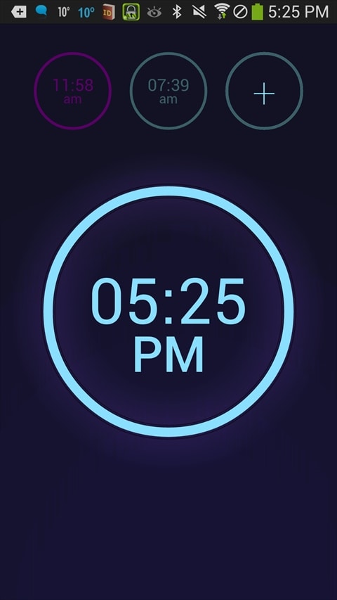 Neon Alarm Clock Free