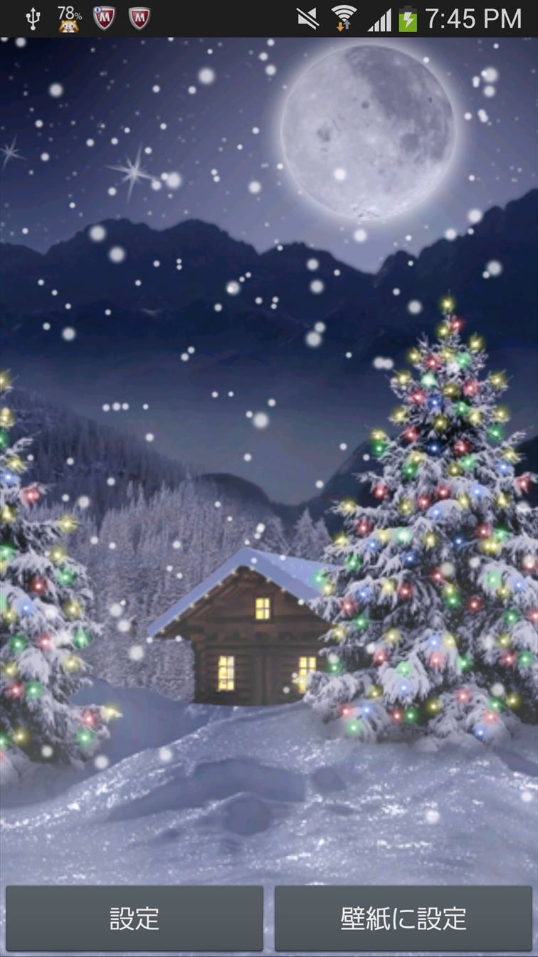 Winter Snow Xmas LWP Free