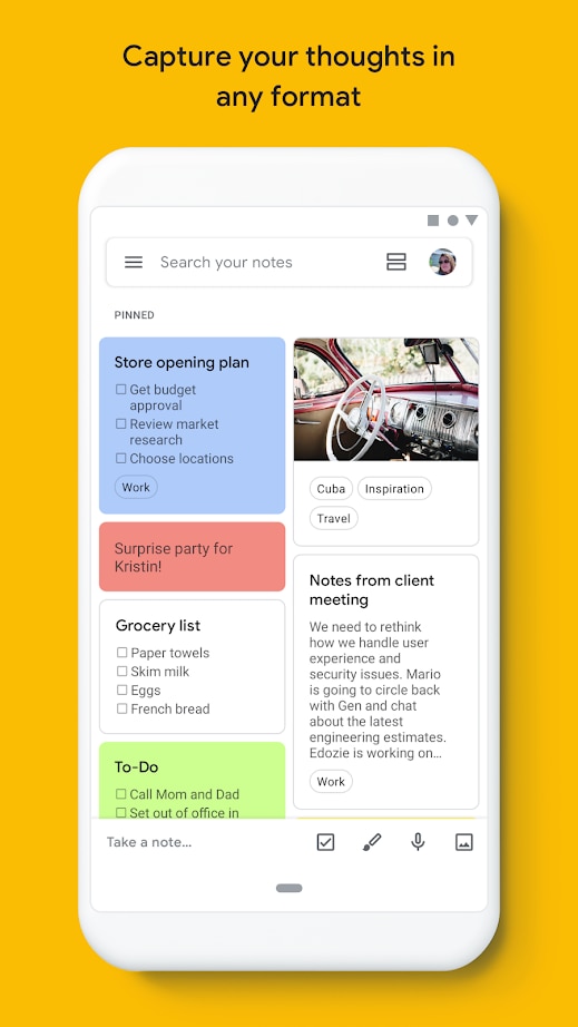 Google Keep - メモとリスト