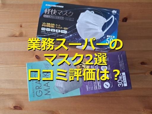 業務スーパーのマスクを比較！おすすめは、個包装で持ち運びやすい「グレースマスク」